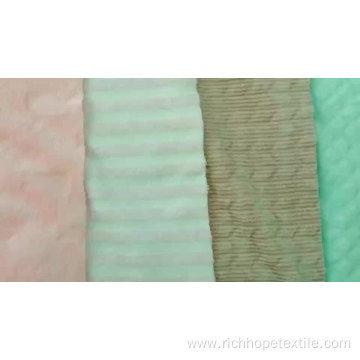 100% Polyester Double-sided  Cutting Flannel Fabric